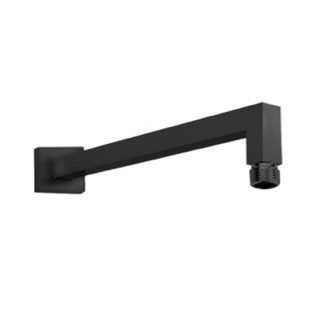 Shower Arm Square 12 Inch Shower Arm in Matte Black Finish Remer 348S30US-NO